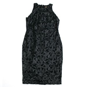 NWT Aliexia Admor Back dress w/ leather overlay detail Size XL